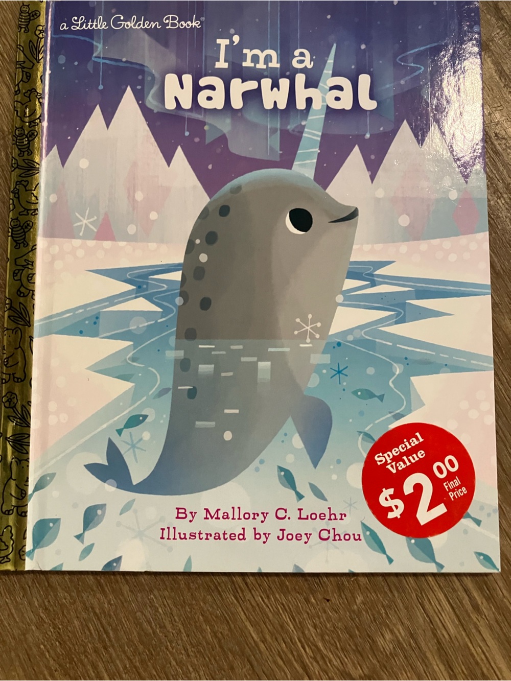 Little Golden Book: I'm a Narwhal - Gray Kids Picture Book